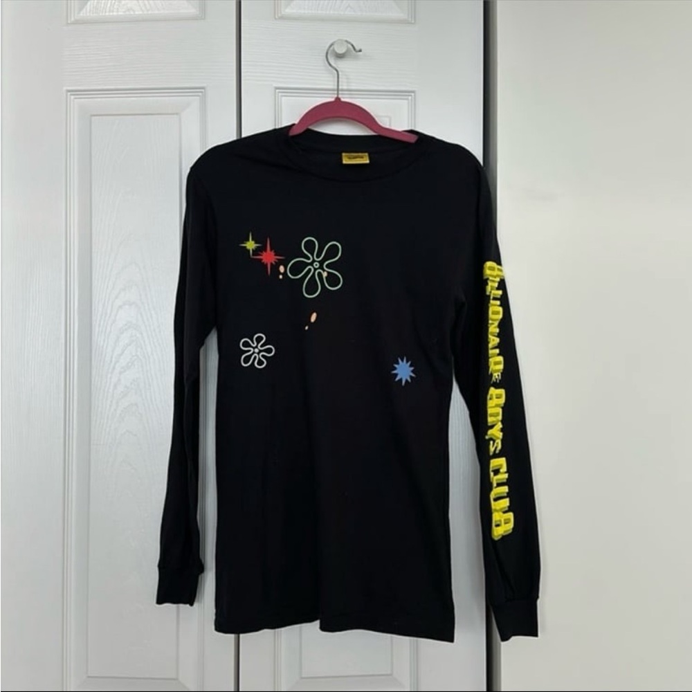NICKELODEON BILLIONAIRE BOYS CLUB
SPONGEBOB SQUAREPANTS BLACK L/S T-SHIRT
SMALL